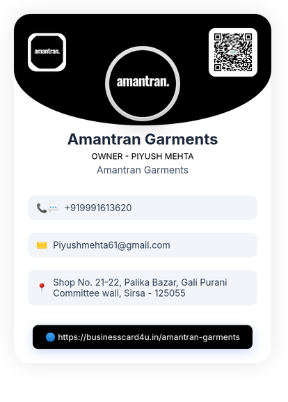 Amantran Garments - BusinessCard4U